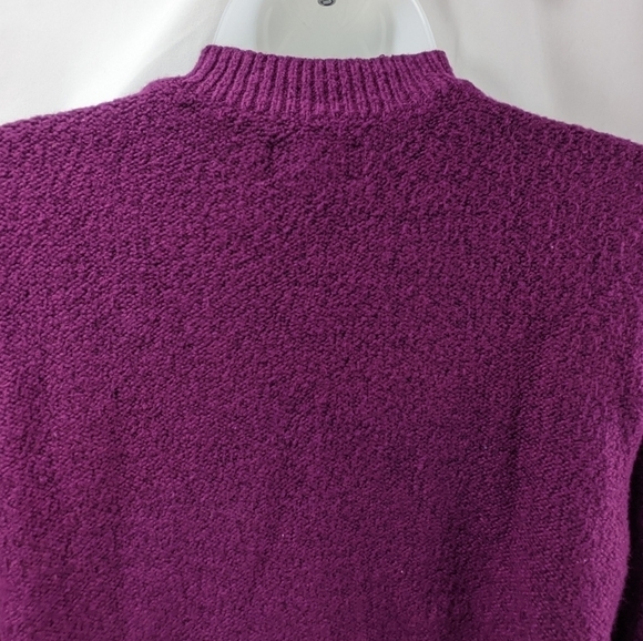 Lucky Brand Puff Sleeve Crew Neck Sweater Sz XS - Picture 9 of 10